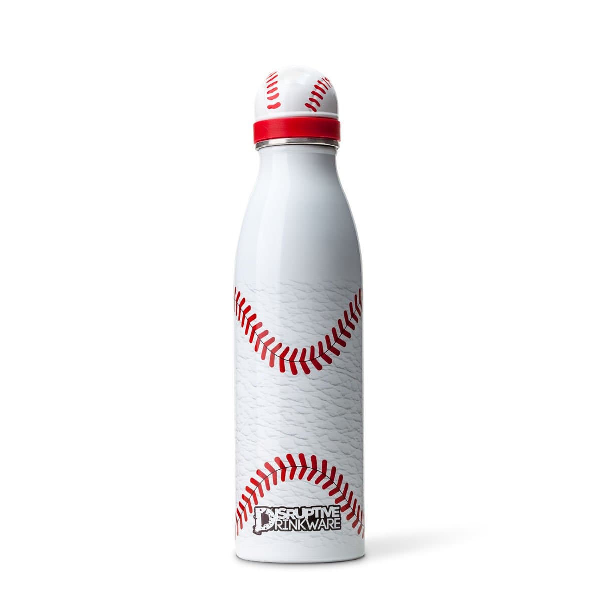 DISRUPTIVE DRINKWARE HY-SP17-BSB Baseball Hydration Sports Bottle & Double Wall Stainless Steel - 17 oz