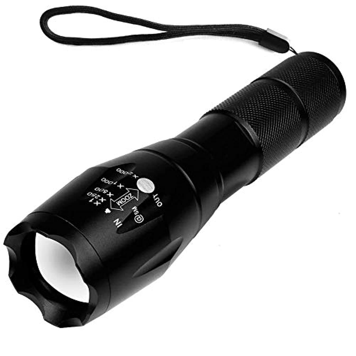 T6 LED Portable Ultra Bright Tactical Flash Light with Adjustable Focus and 5 Modes