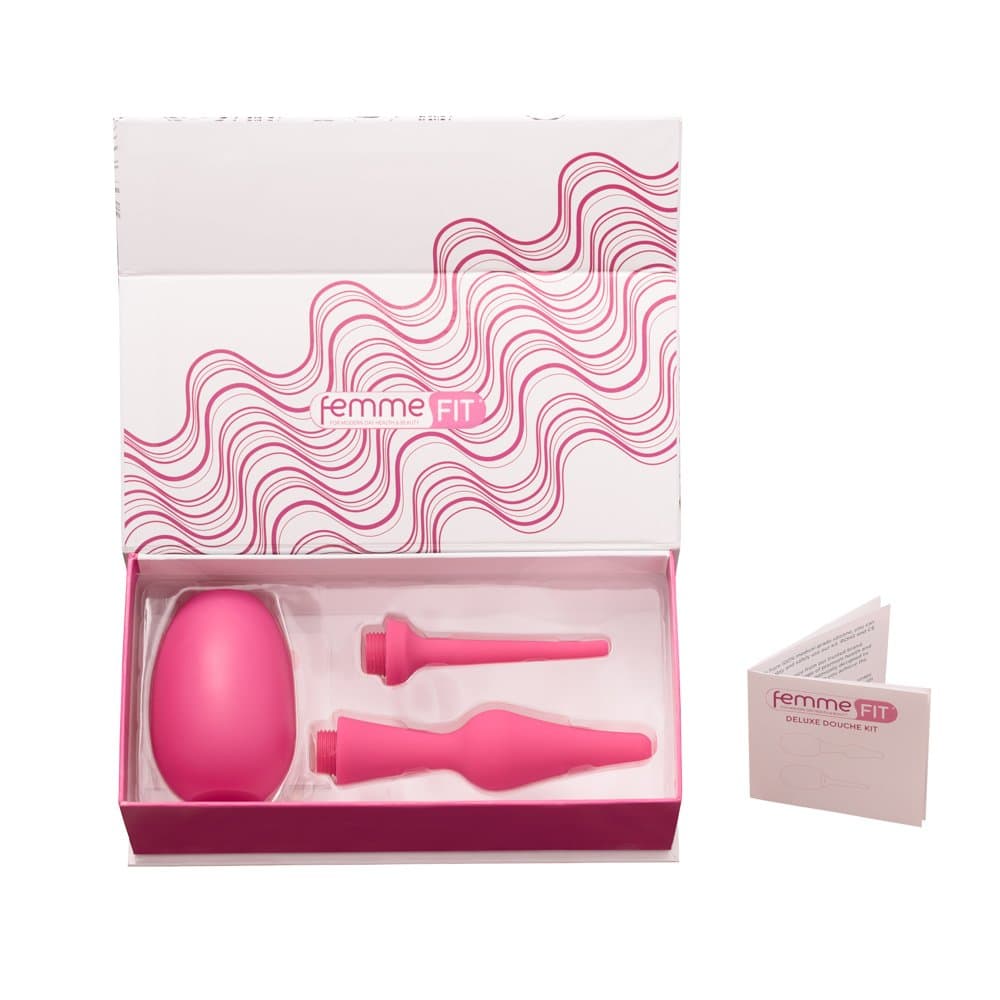 Deluxe Douche Combination Kit – Perfect for both douching and anal cleansing – helps provide relief from constipation and IBS