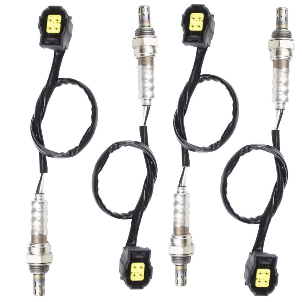 4x Oxygen Sensor 1 & 2 for 2005 2006 2007 2008 2009 2010 Chrysler Sebring 2.7L 3.5L Upstream + Downstream Upper Lower