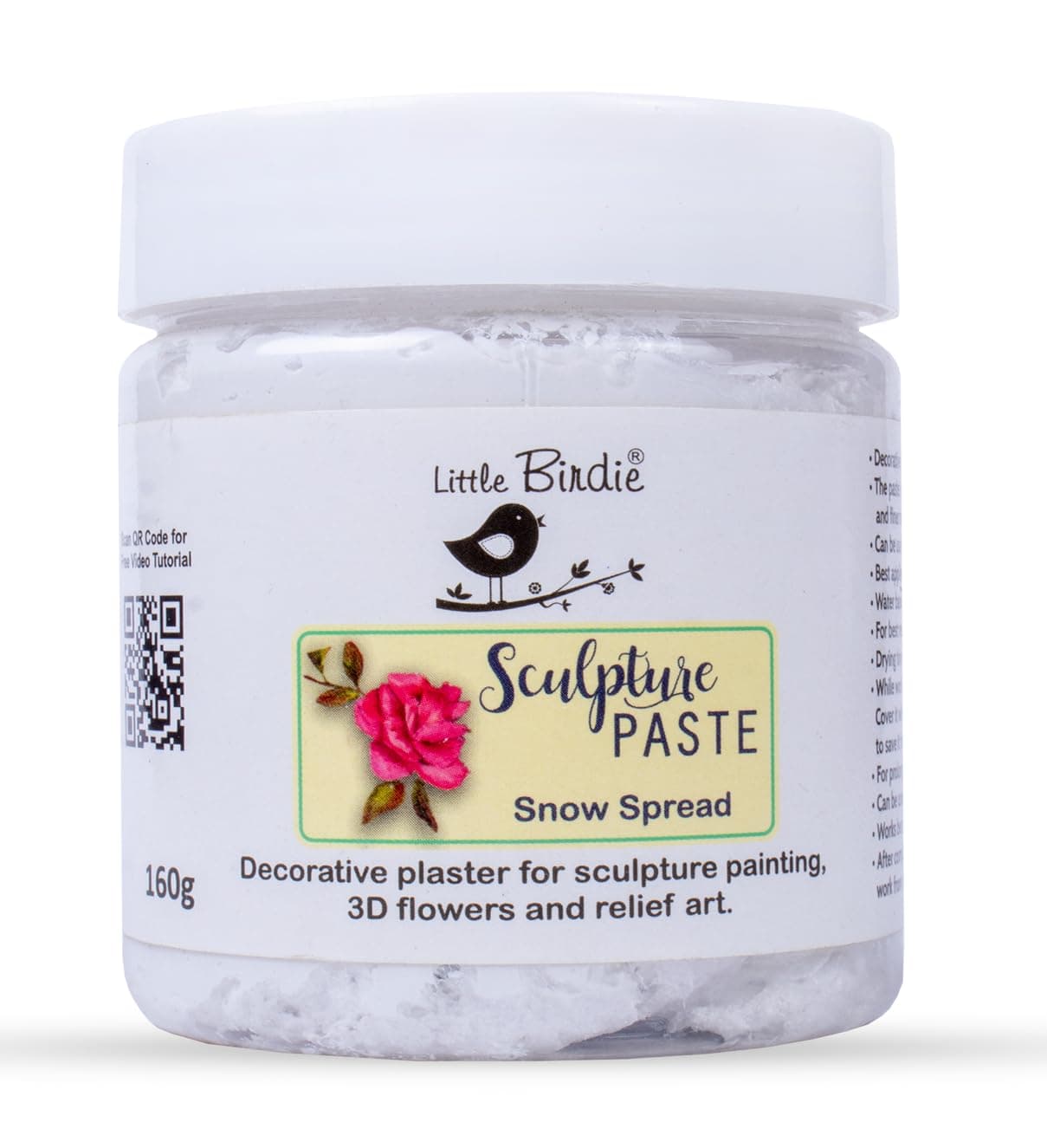 Itsy Bitsy Little Birdie Carving Paste (160 gm, Snow Spread)