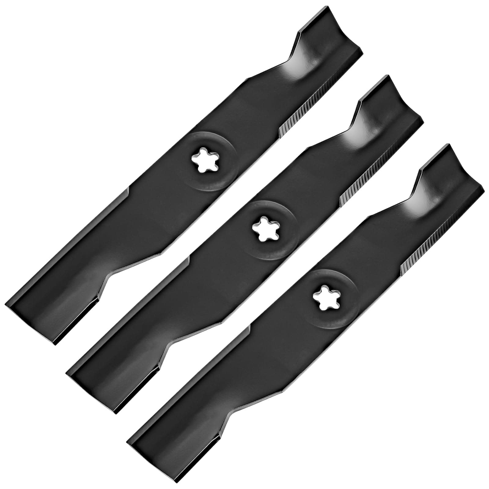 Replacement 173920 High Lift Mower Blades, Compatible with 48" Cut Craftsman Hu sqvarna Pou LAN GTH YTH 2148 2448 Lawn Mower, Replace for 180054 532180054 532173920 PP24005, 3 PACK