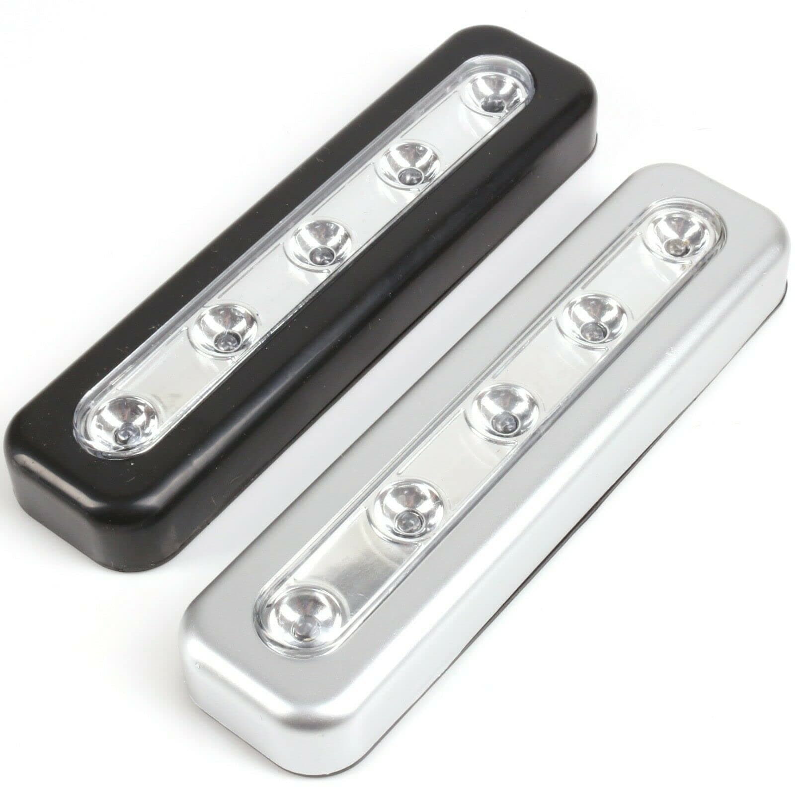 JKG® LED Push Light Bar - Self Adhesive LED Push Light | Battery Powered Tap Night Light | Super Bright | Stick On Battery Indoor & Outdoor | Home Wall, Garden, Closets, Counter Touch