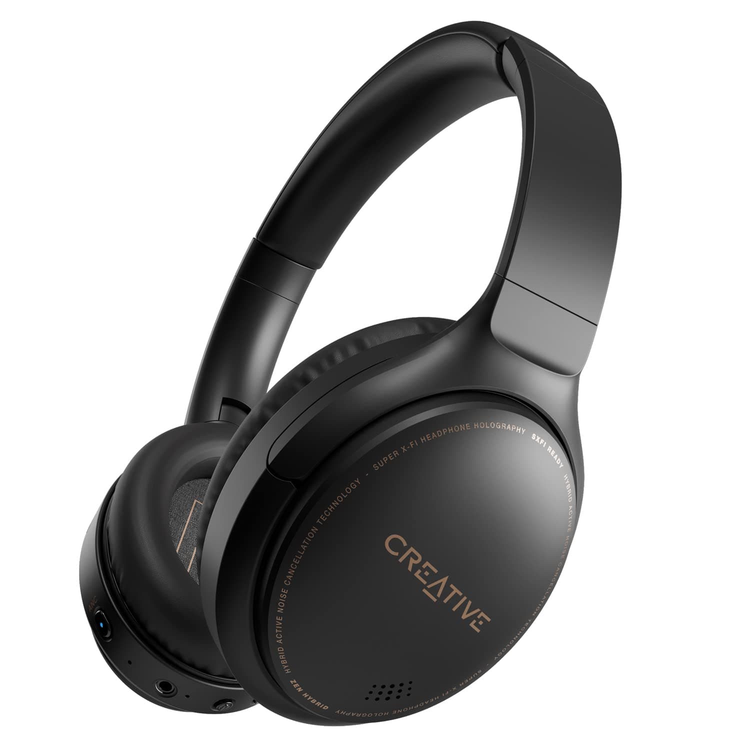 Creative Zen Hybrid Wireless Overear Headphones ANC Black