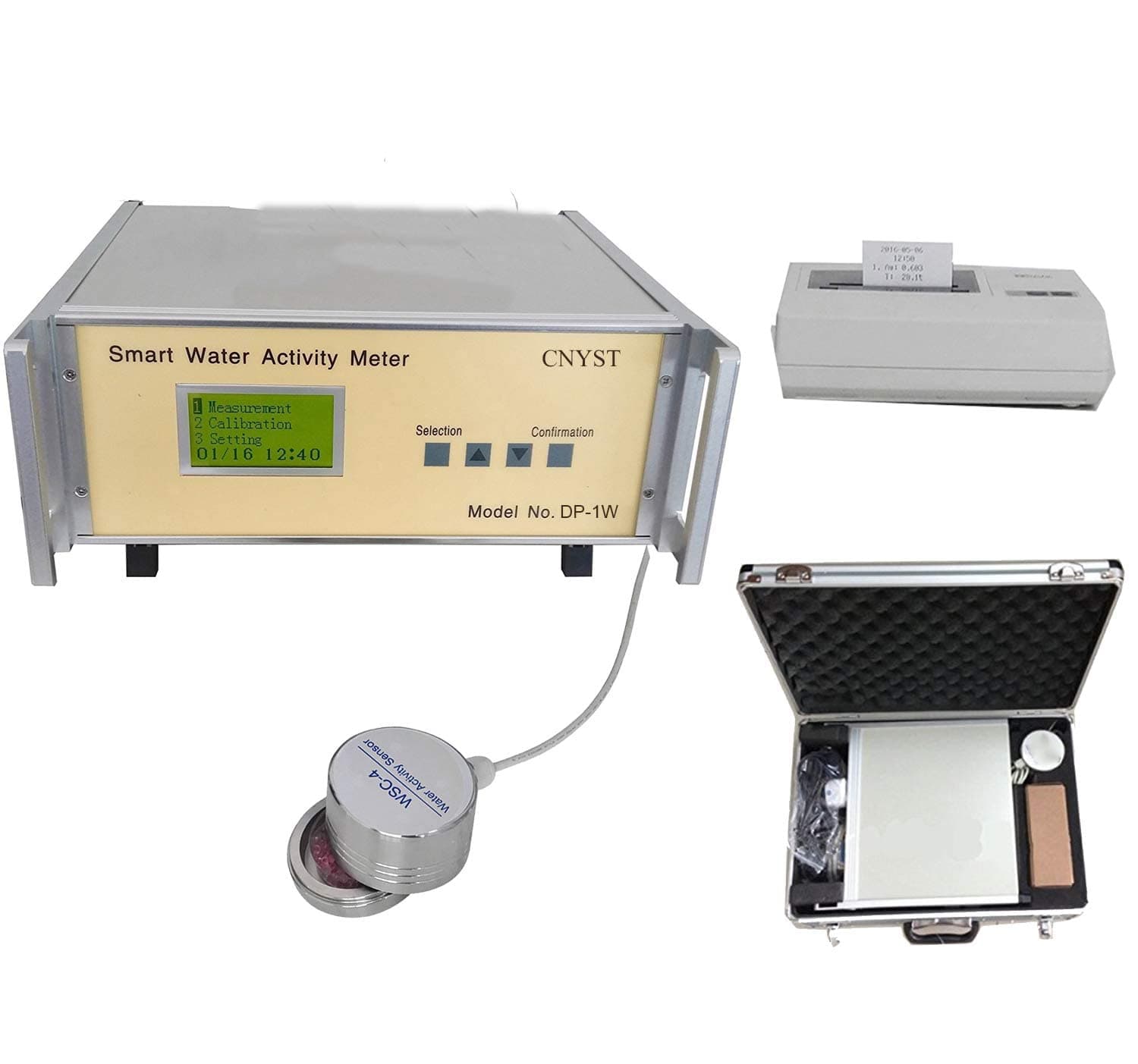 Desktop Water Activity Meter Tester Machines Equipment Tool Analyser For Food Lab Water Activity Analyzer with LCD Display Measuring Range 0 to 0.980aw