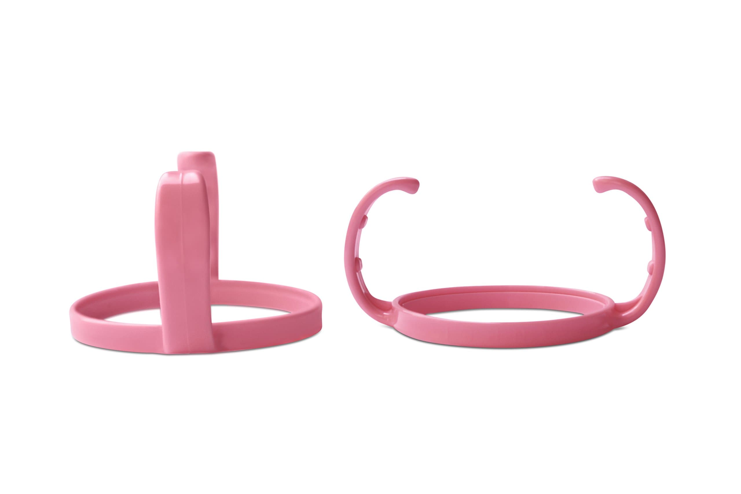 Feeding Bottle Handle Grip for Comotomo Feeding Bottles (Set of 2, Pink)