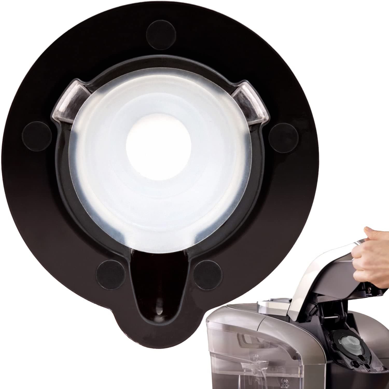 IMPRESA Brewer Needle Cleaning Tool - Easy Maintenance & Needle Cleaner - Universal Declog Accessory & Compatible with Keurig 2.0 - Smooth Brewing & Ninja Unclog Accessory - 1 Count, Silicone