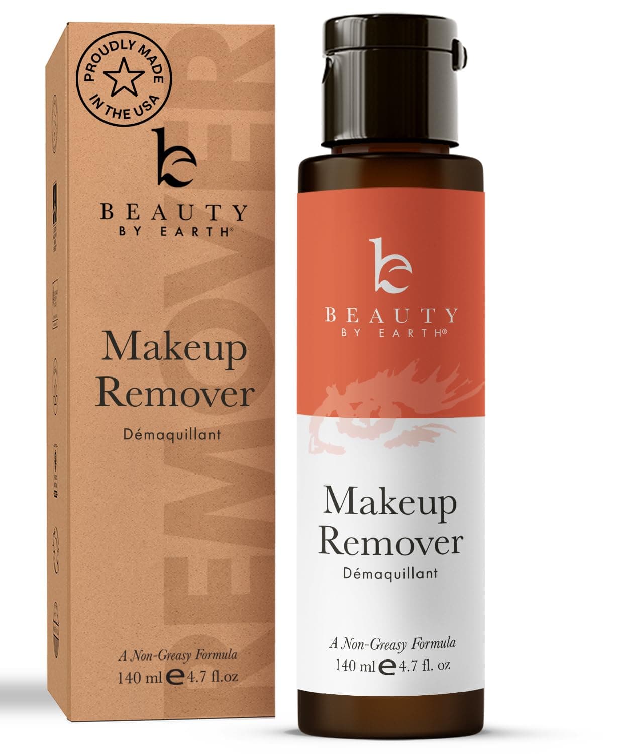 Makeup Remover - Organic & Natural Ingredients, Use with Eye Makeup Remover Wipes or Pads, Oil Free Makeup Remover Leaves Face Cleaner and Deals with.