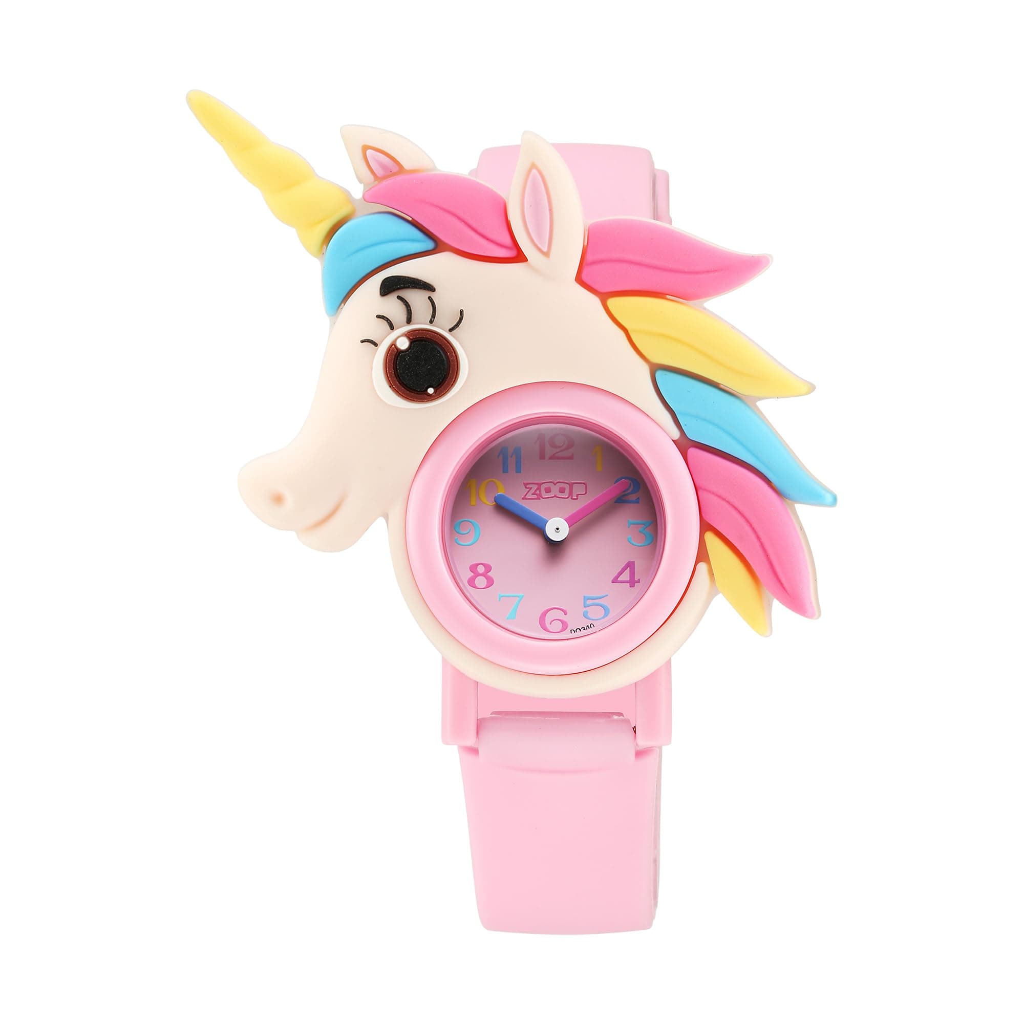 Friends from Nature Quartz Analog Pink Dial Pink Plastic Strap Watch for Kids - NT16039PP01
