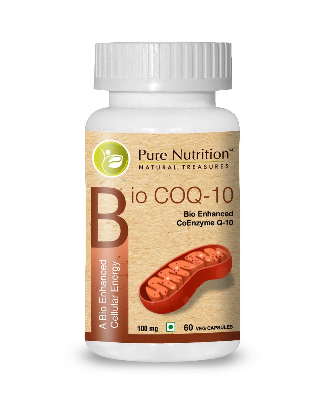 Bio COQ-10 500mg- 60 Veg Capsules | (A Bio-Enhanced Cellular Energy formula with Omega 3 1500mg, Lecithin 75mg, Purified Shilajit 75mg.