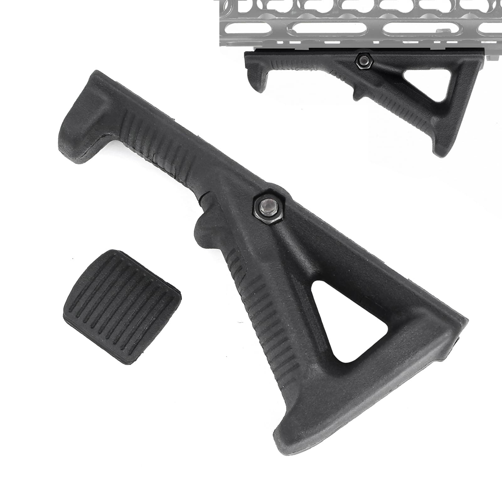 AFG1 AFG2 Angled Foregrip,Front Grip for 20mm Picatinny Rail System Non-slip Triangle Front Grip