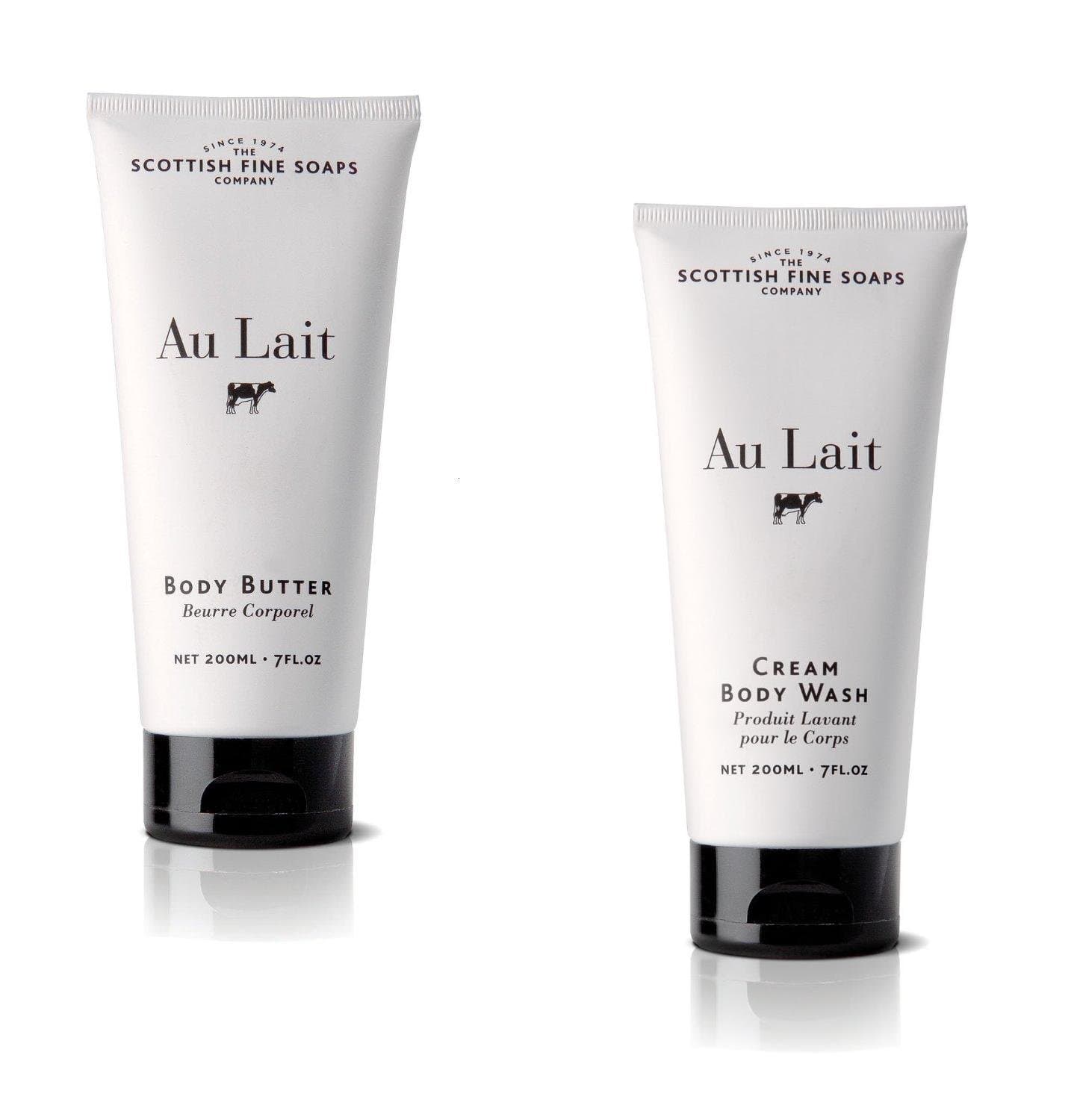 Scottish Fine Soaps Au Lait Body Pamper Kit (Large)