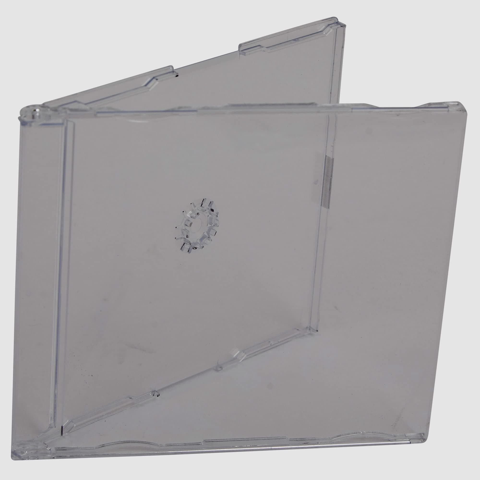 5 x Clear Maxi Single CD Jewel Cases – Slim 6mm Spine Replacement Disc Cases Durable Storage Boxes for Music CDs, DVDs, Data Discs & Media Collection