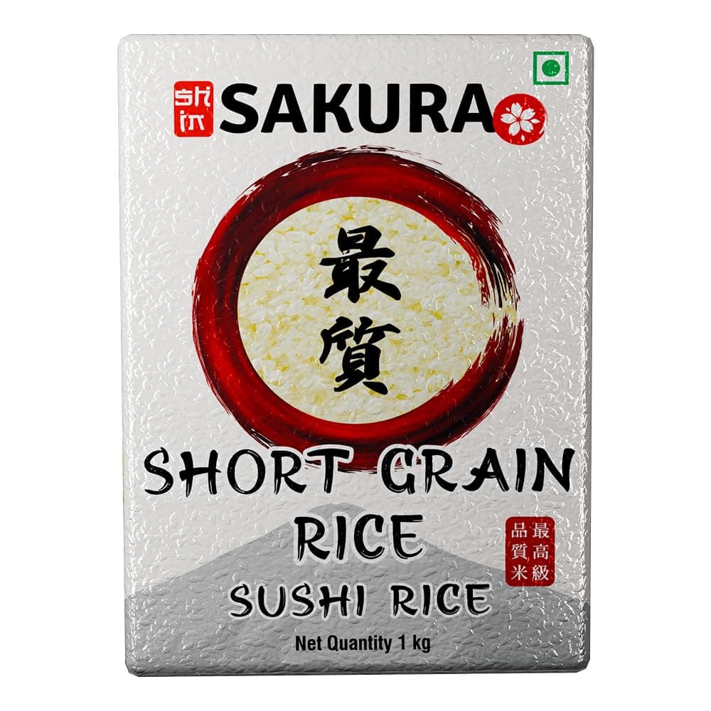 SHINSAKURA Sushi Rice 1 Kg Vacuum Packed