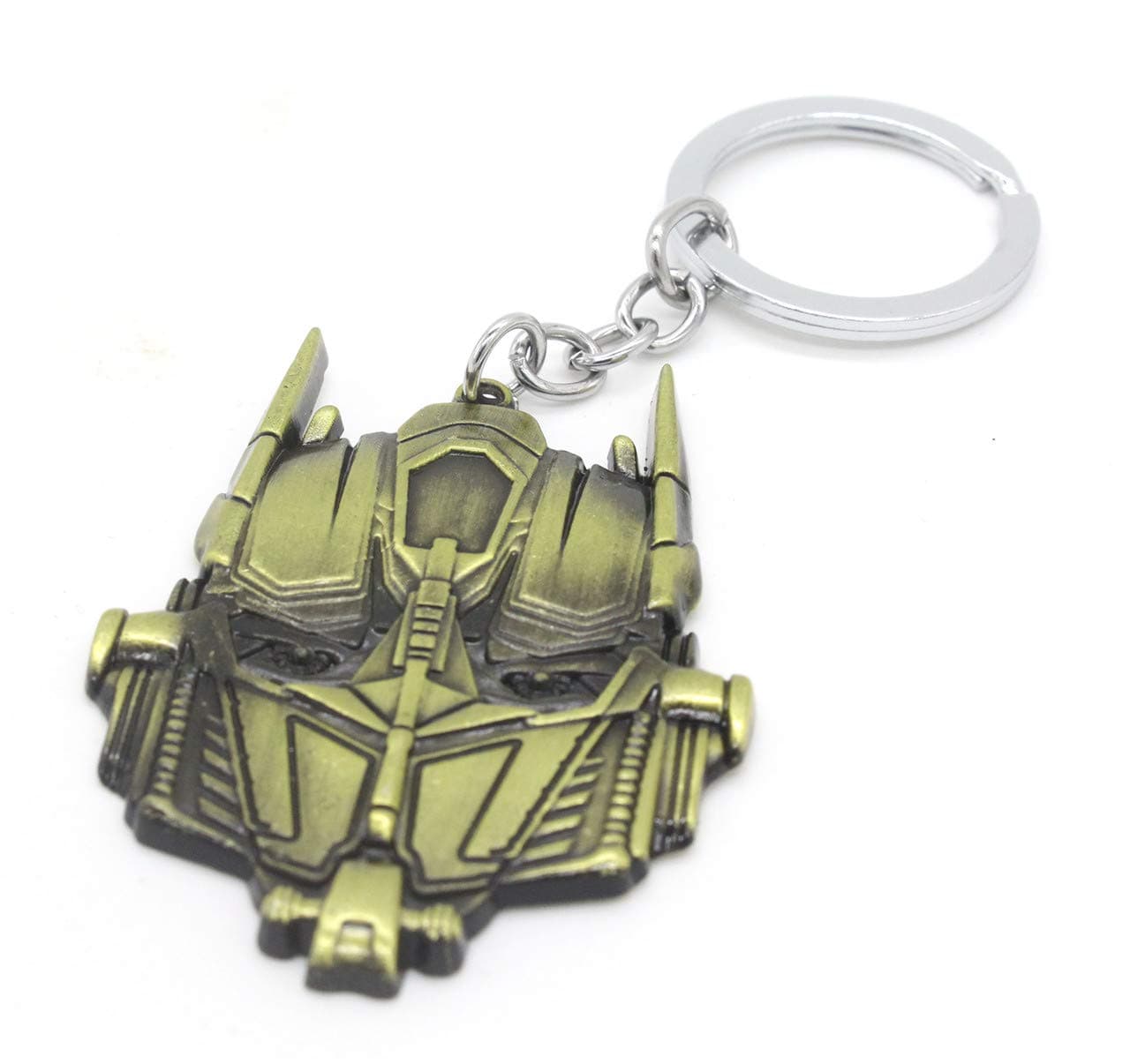 Transformers car keychains Metal Key Ring key holder wallet pendants backbag decoration Color Bronze