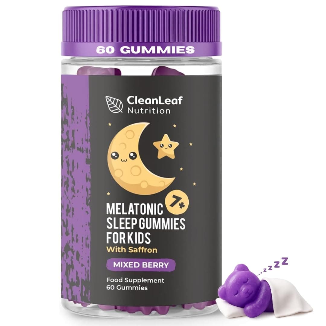 Natural Sleep Support Gummies for Kids - Melatonic Formula for Restful Nights, Childrens Sleep Gummies Promoting Natural Melatonin Production, Promotes Healthy Sleep Patterns, 60 Count