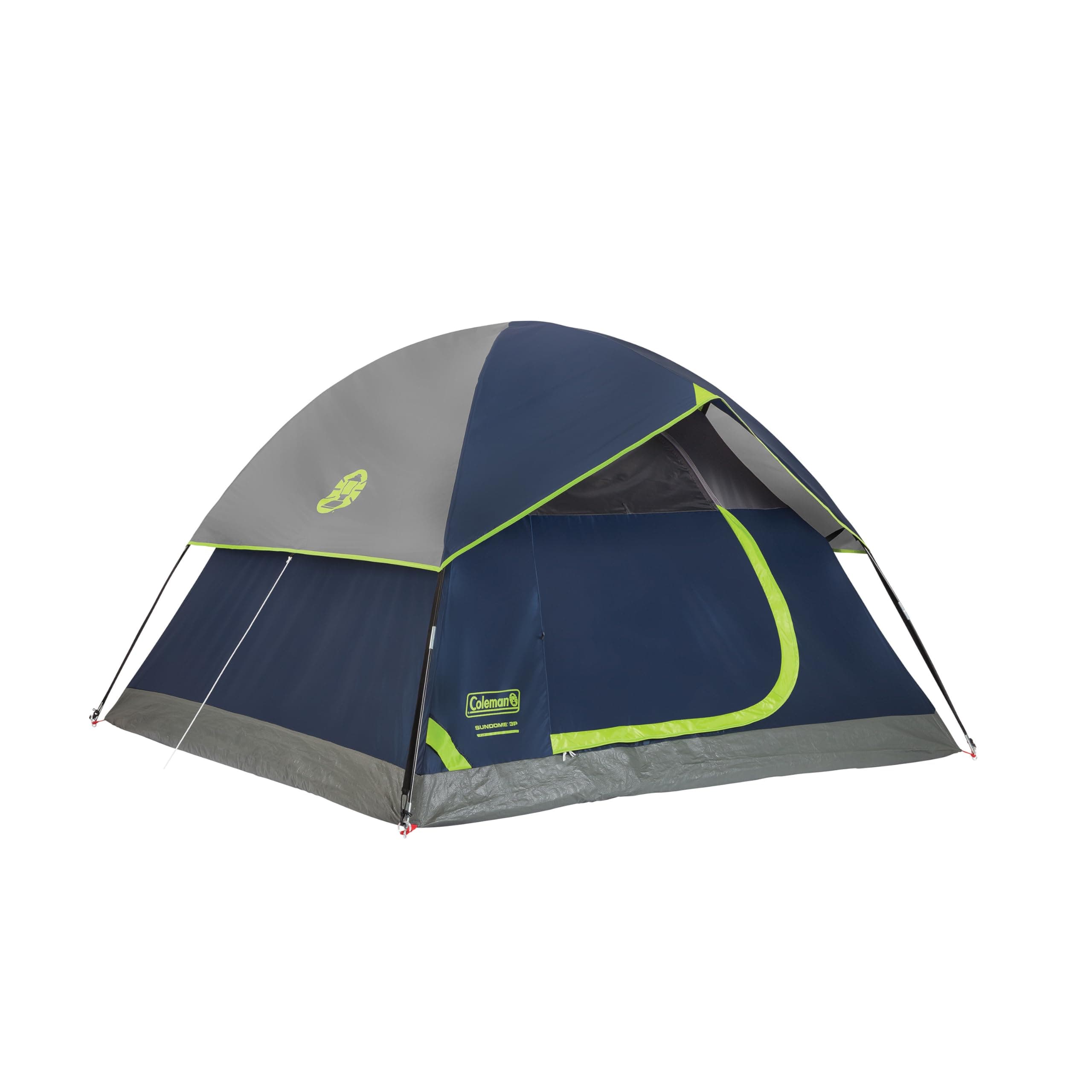 Coleman Sundome Camping Tent with Rainfly, 2/3/4/6 Person Tent Sets Up in 10 Mins, Weatherproof Tent for Camping, Festivals, Backyard, Sleepovers, & More
