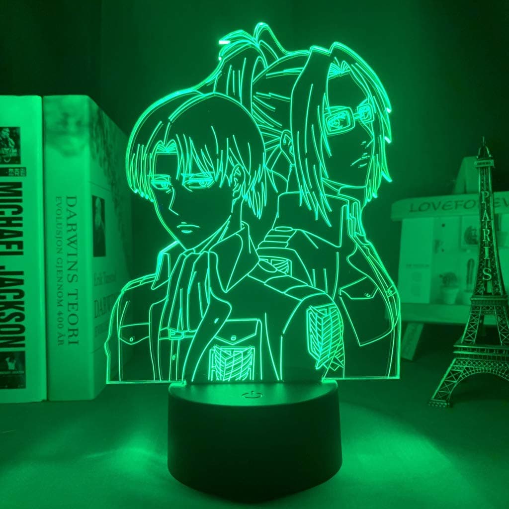 Anime 3D Night Light Attack Acrylic LED 3D Lamp for Home Room Decor Light Child Gift