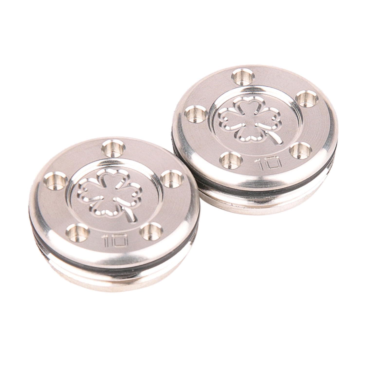 2pcs Silver Clover Golf Custom Weights for Titleist Scotty Cameron Newport Phantom Futura Golo California Putters 5G-45G for Option