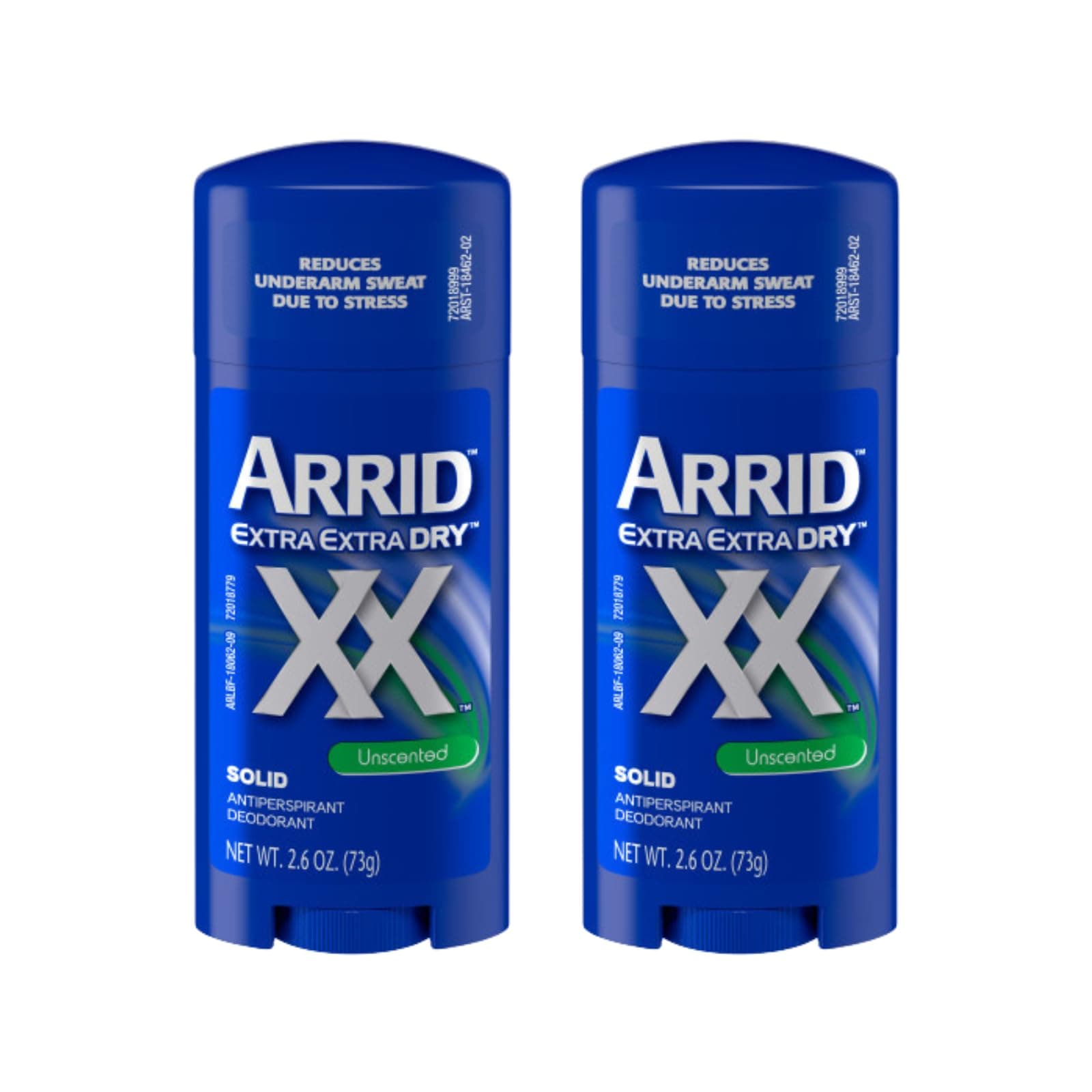 XX Anti-Perspirant Deodorant Solid Unscented 2.6 oz (Pack of 2)