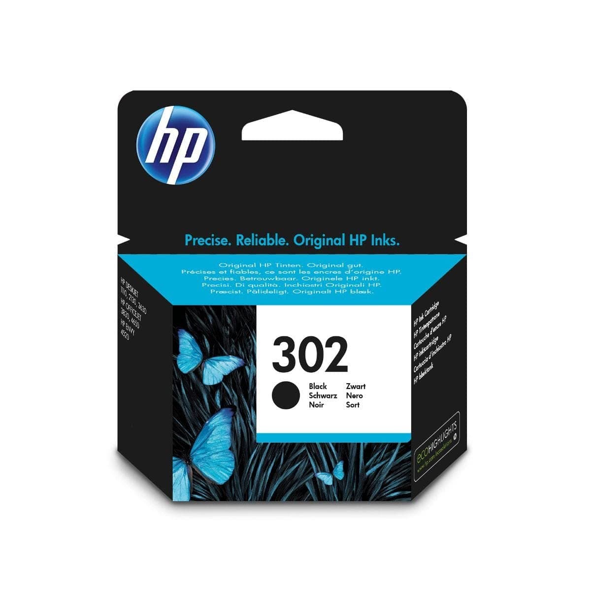 HP 302 Standard Capacity Black Original Ink Cartridge