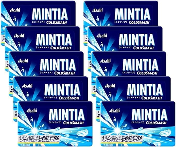 10 Mintia Assortment flavors Japanese Mint Tablet Candy (10 Cold Smash)