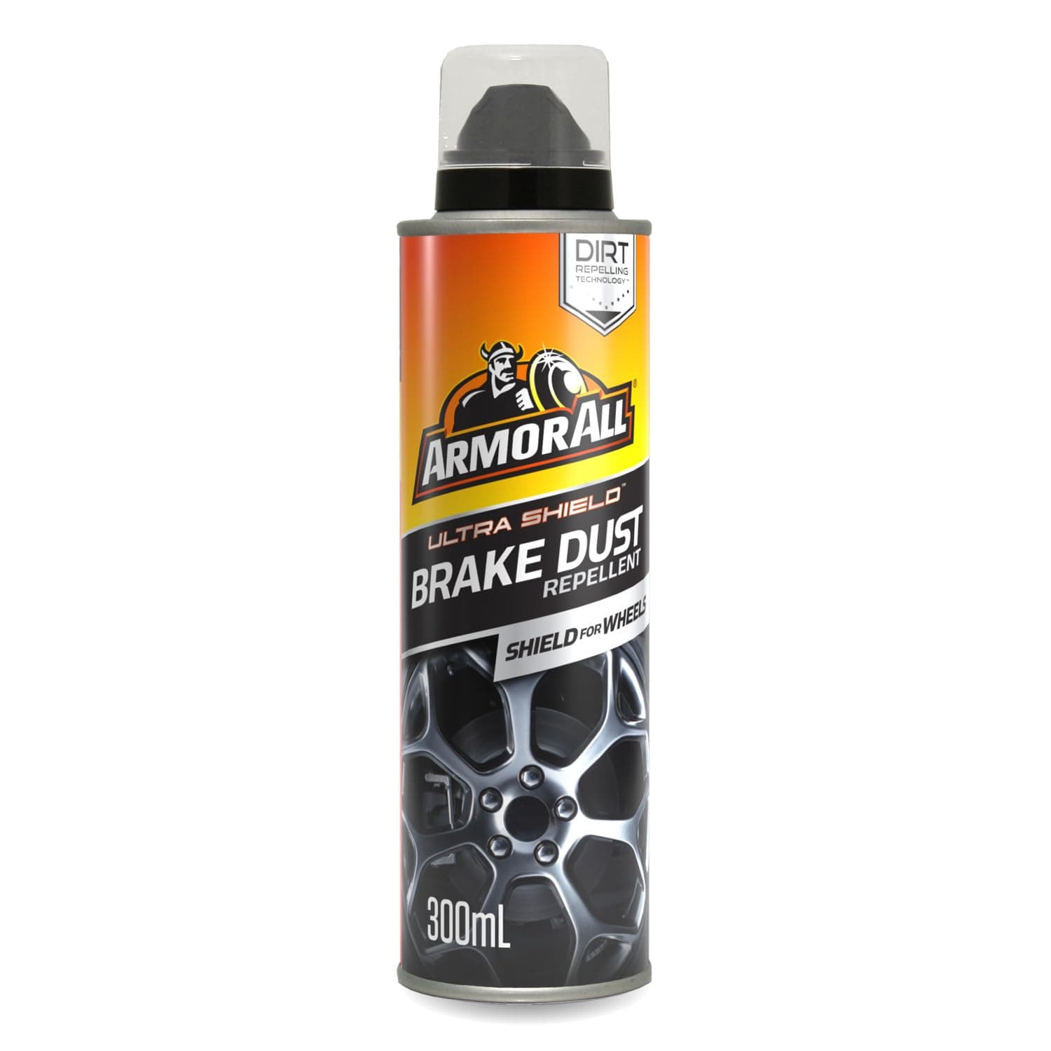 Armor All Shield, Brake Dust Repellant, One Step Formula, Leaves your Tires Shiny and Clean, No Rinsing or Wiping Needed, Up to 35 Uses, Ideal for Car Detailing, Made in the UK