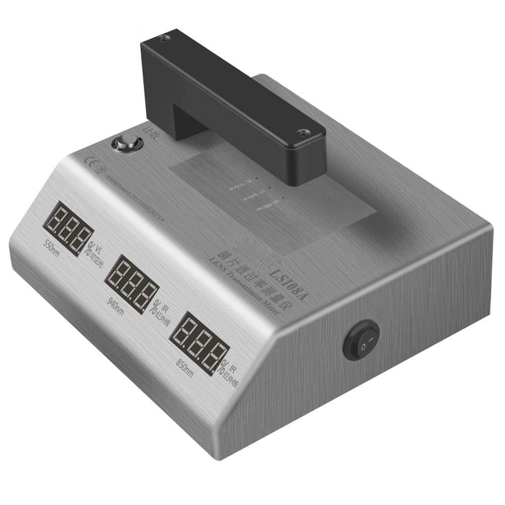 LS108D Lens Transmission Meter Spectrum Device for Mobile Phone Lens Infrared Ray Ink Hole with 550nm VL 850 940nm IR Peak Wavelength(LS108A)