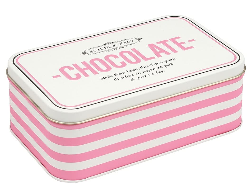 Alice Scott CHOCOLATE Tin, Metal, Multi-Colour, 18.7 x 12 x 6.1 cm