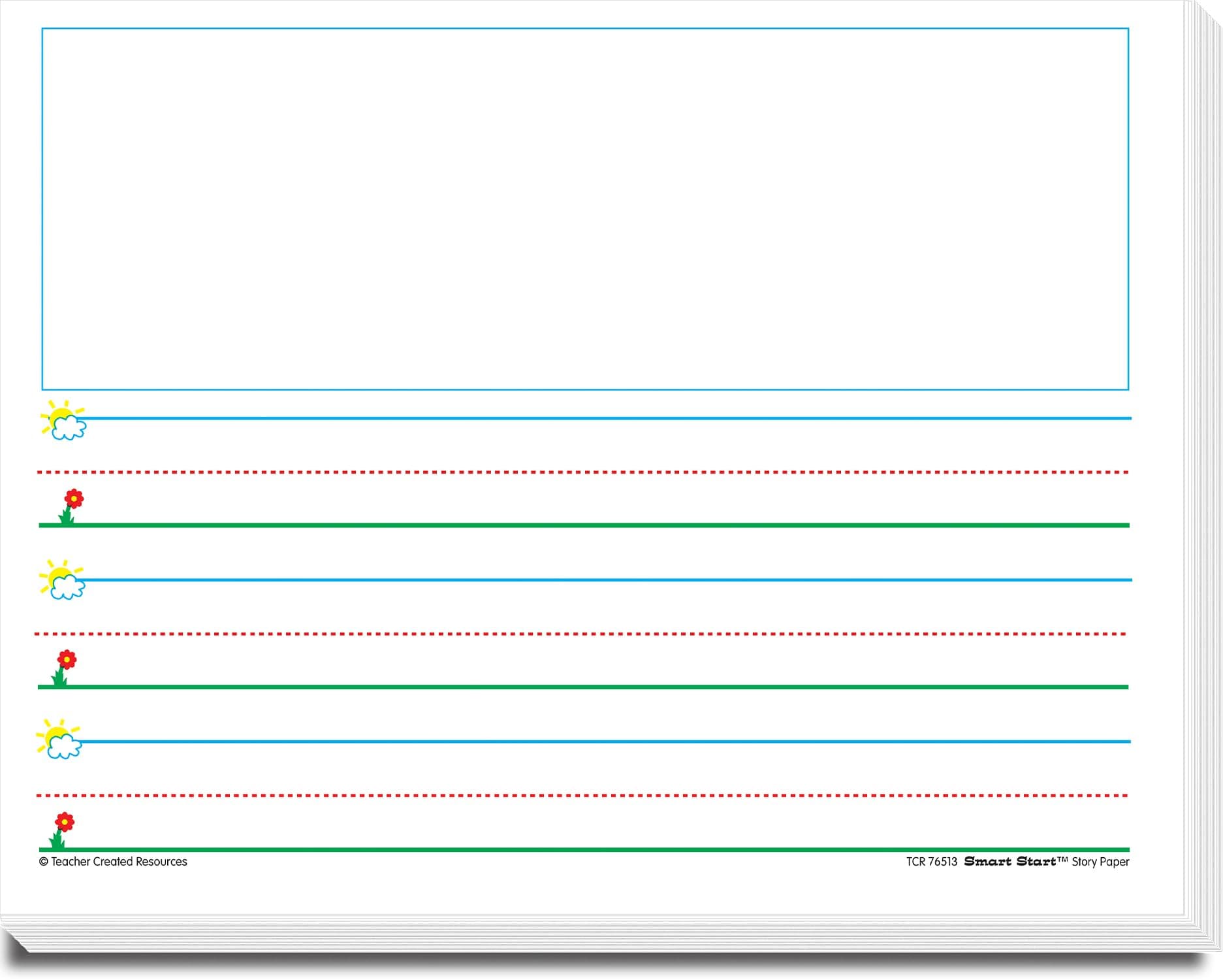 Teacher Created Resources Smart Start K-1 Story Paper: 360 Sheets (76513)