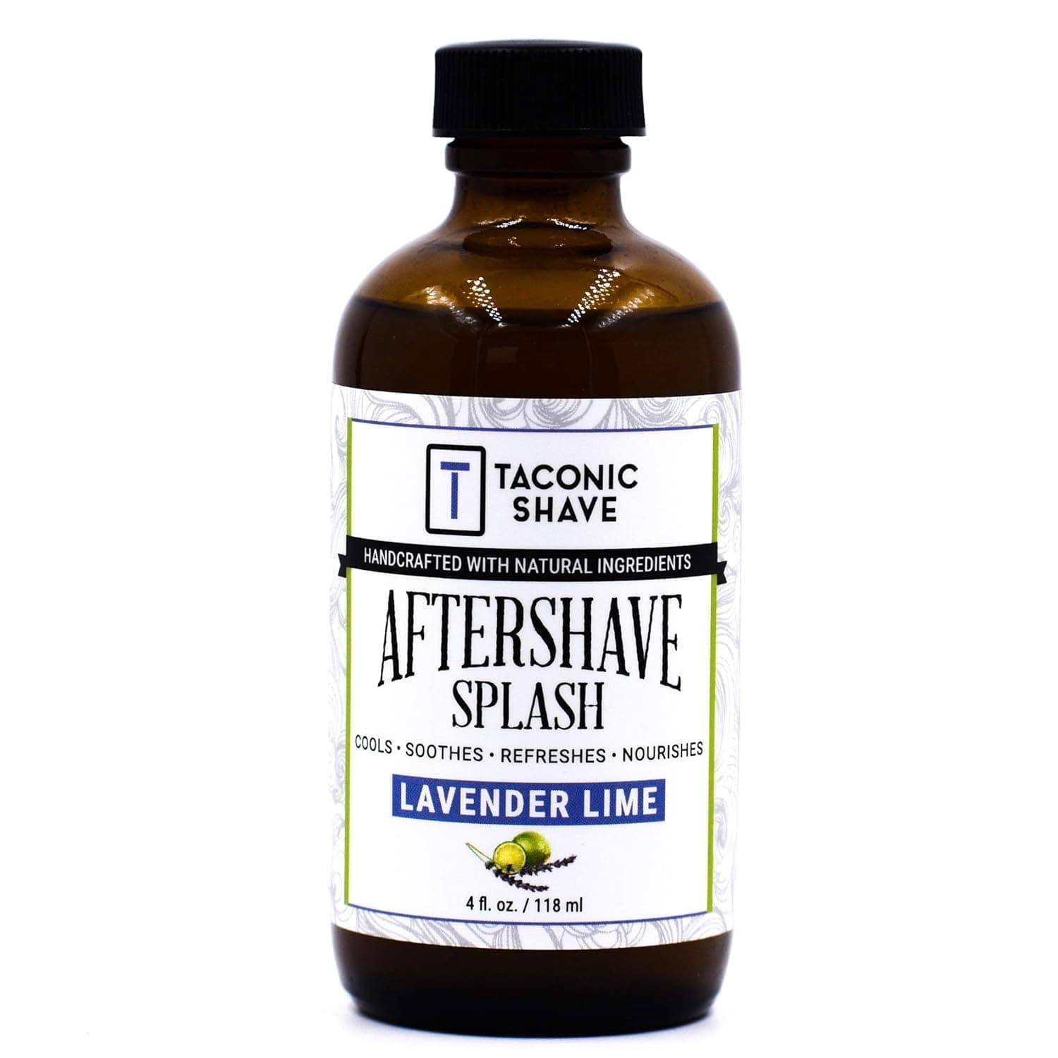 Taconic Shave Lavender Lime Aftershave Splash – Calming Citrus Herbal After S...
