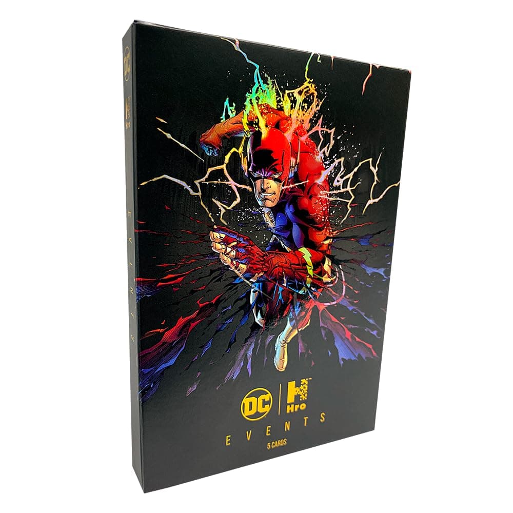 HRO DC x Limited-Edition Hybrid Events Collection Flowpack - DC Unlock The Multiverse, 5 Hybrid NFT Trading Cards