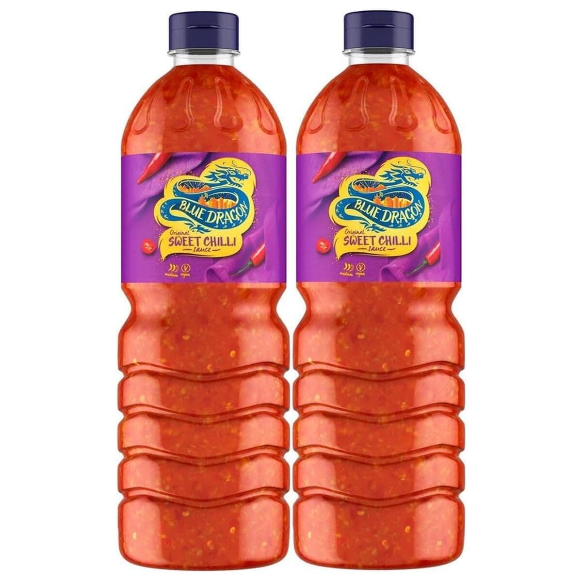 Blue Dragon Original Sweet Chilli Dipping Sauce - 1 Litre Pack of 4 by Slamtech