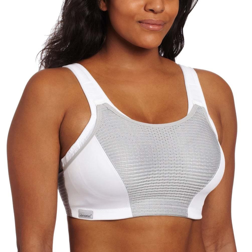 Glamorise Sport Double Layer Custom Control Sport Bra GRAY - 42 - C