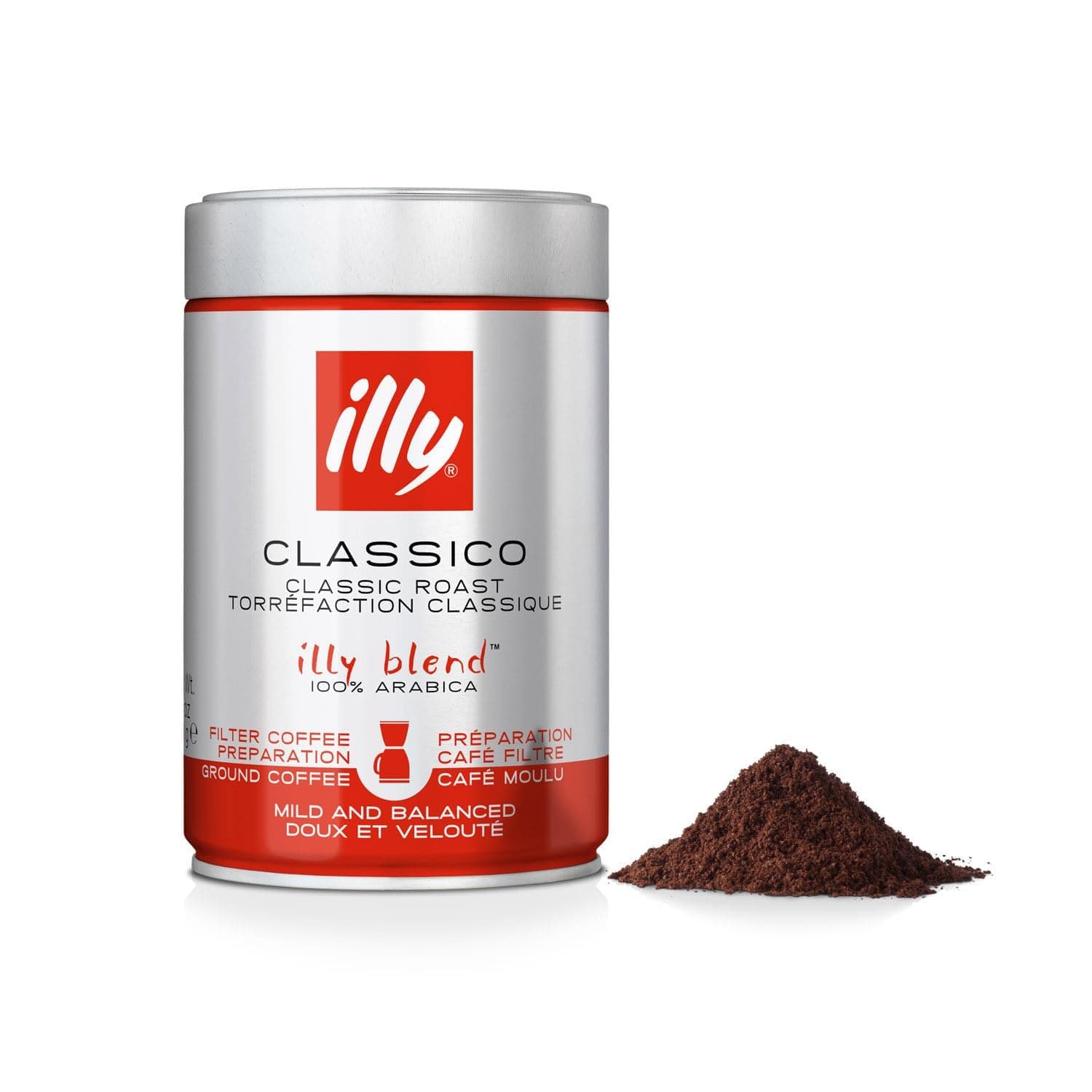 Classico Classic Roast Filter Ground Coffee Tins 250g - Package May Vary