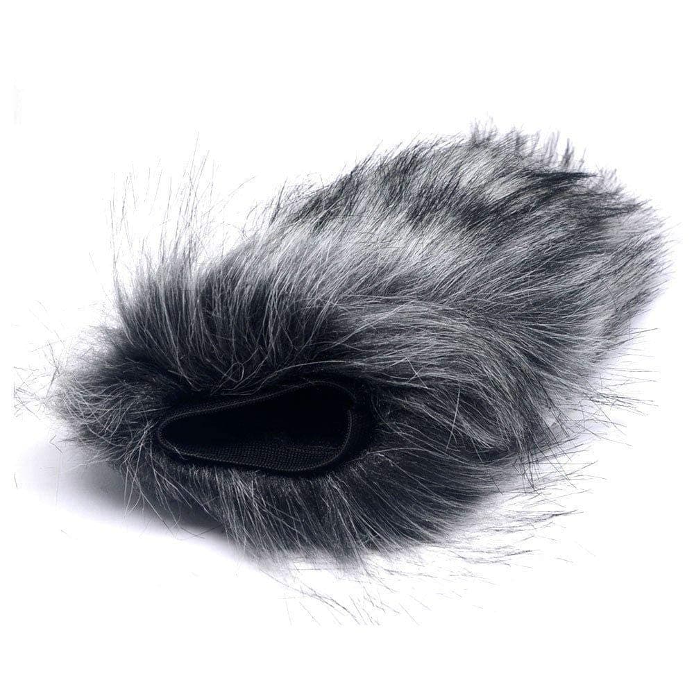 eWINNER profession Video Mic Windscreen Cover 7.9 Inches Artificial Fur Microphone Wind Shield compatible with RODE Videomic Pro VMP Microphone On-Camera MIC