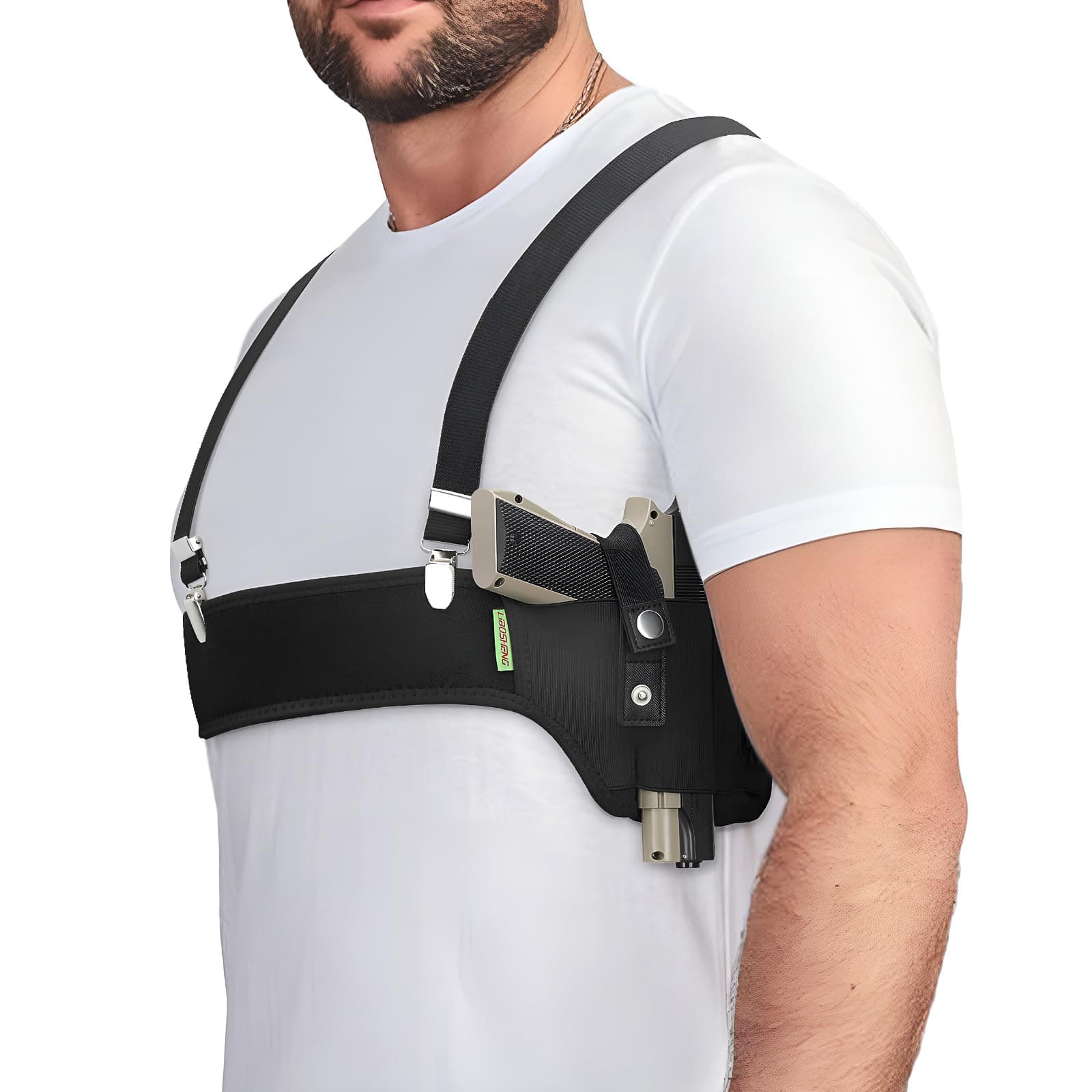 Quick Draw Shoulder Holster - Belly Band Holster for Everyday Comfortable Concealed Carry for Small, Compact and Other Similar Gear