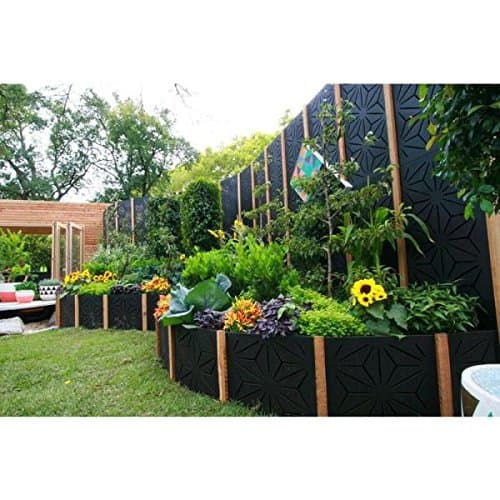 5/16 in. x 24 in. x 48 in. Star Anais Modular Hardwood Composite Decorative Fence Panel