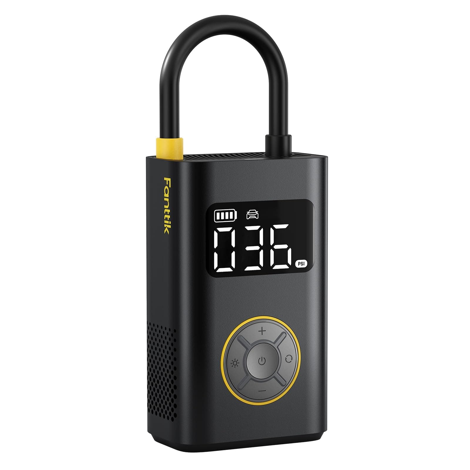 X9 Pro Portable Tire Inflator for Compact Car, 1Min Fast Inflate Electric Bike Pump with Digital Tire Pressure Gauge, 150PSI Air Compressor for Electric Bikes, Motorcycle, Ball