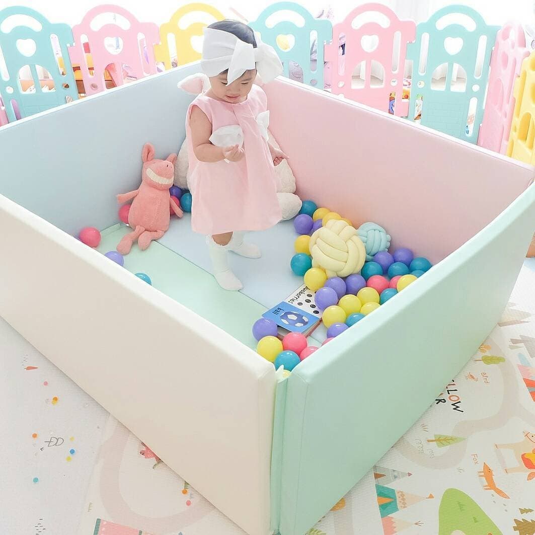 Bumper Mat / Bumper Bed / Play Mat / Play Pen Activity Foam Floor Gym Rug - Standard (Lollipop)