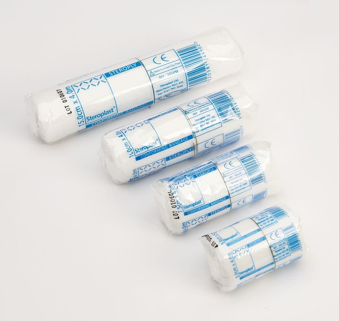 Steroplast Conforming Bandage 5cm x 4m x 12 Rolls