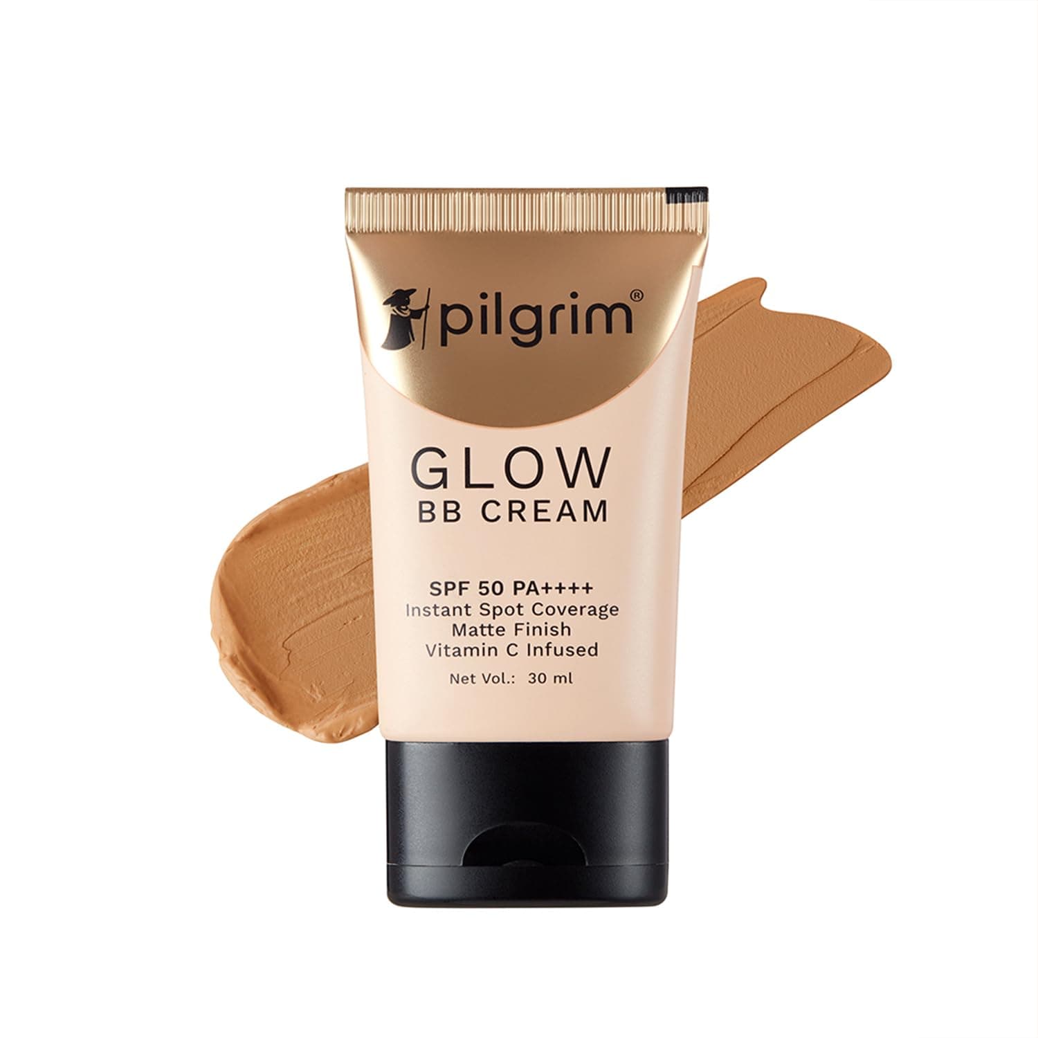 Almond Glow 3-In-1 Medium BB Cream SPF 50 PA++++ With Niacinamide, Hyaluronic Acid & Vit C For All Skin