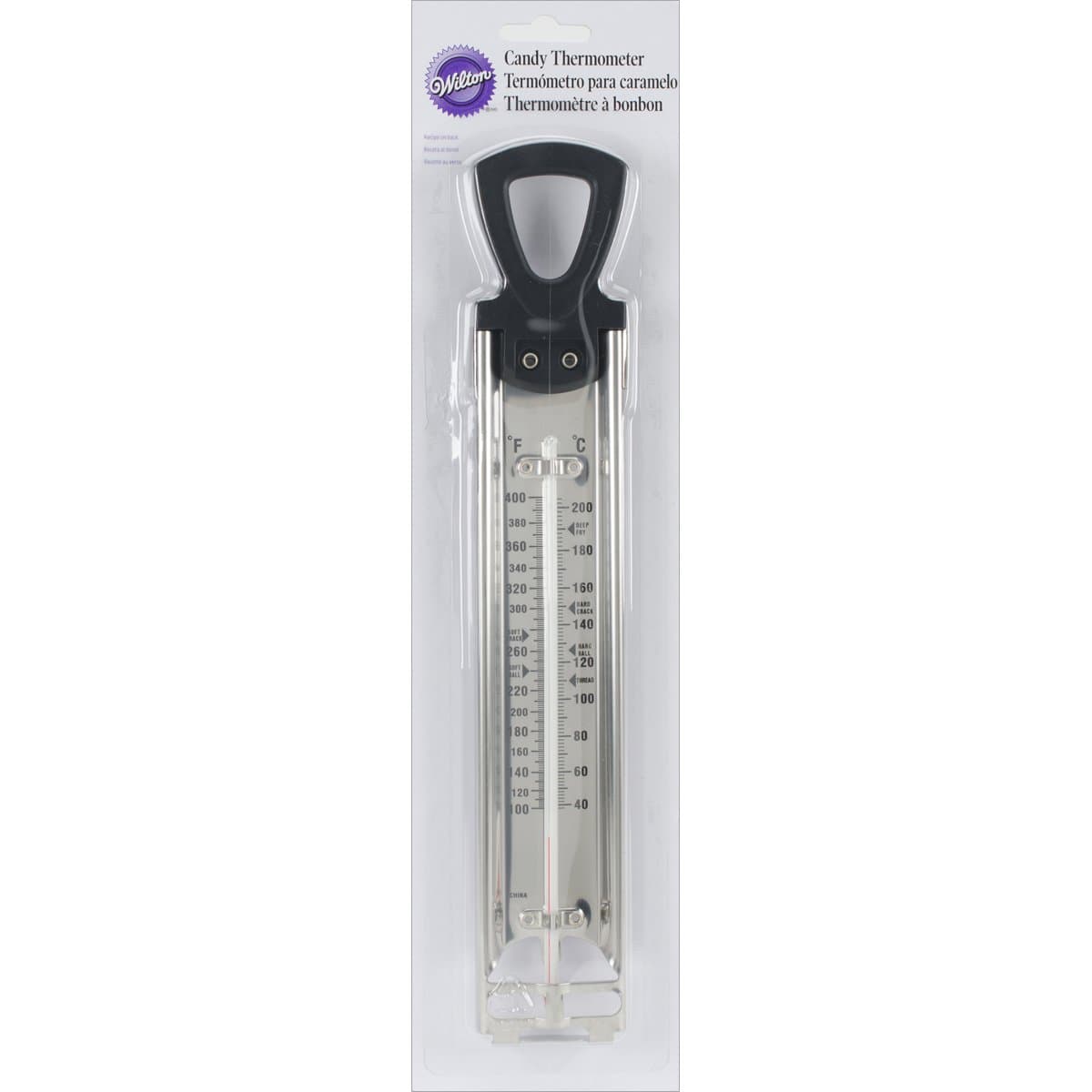 331587 Candy Thermometer, Silver, H 39.46 x W 11.34 x D 4.18 cm