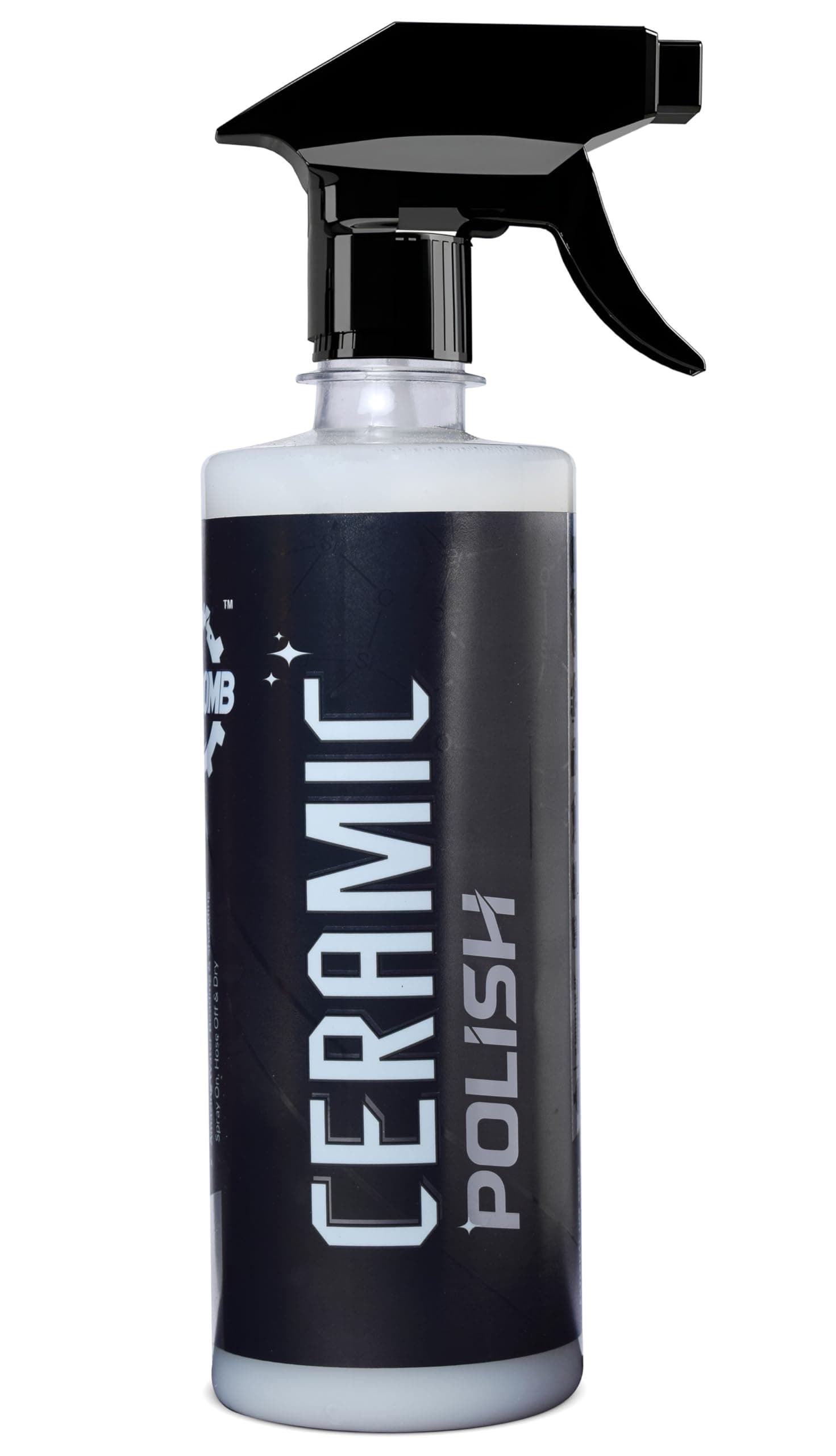 DIY Ceramic Polish For Car-500 ML-Easy To Apply Hydrophobic Spray With Extreme Gloss, Slickness & UV Protection, Transparent