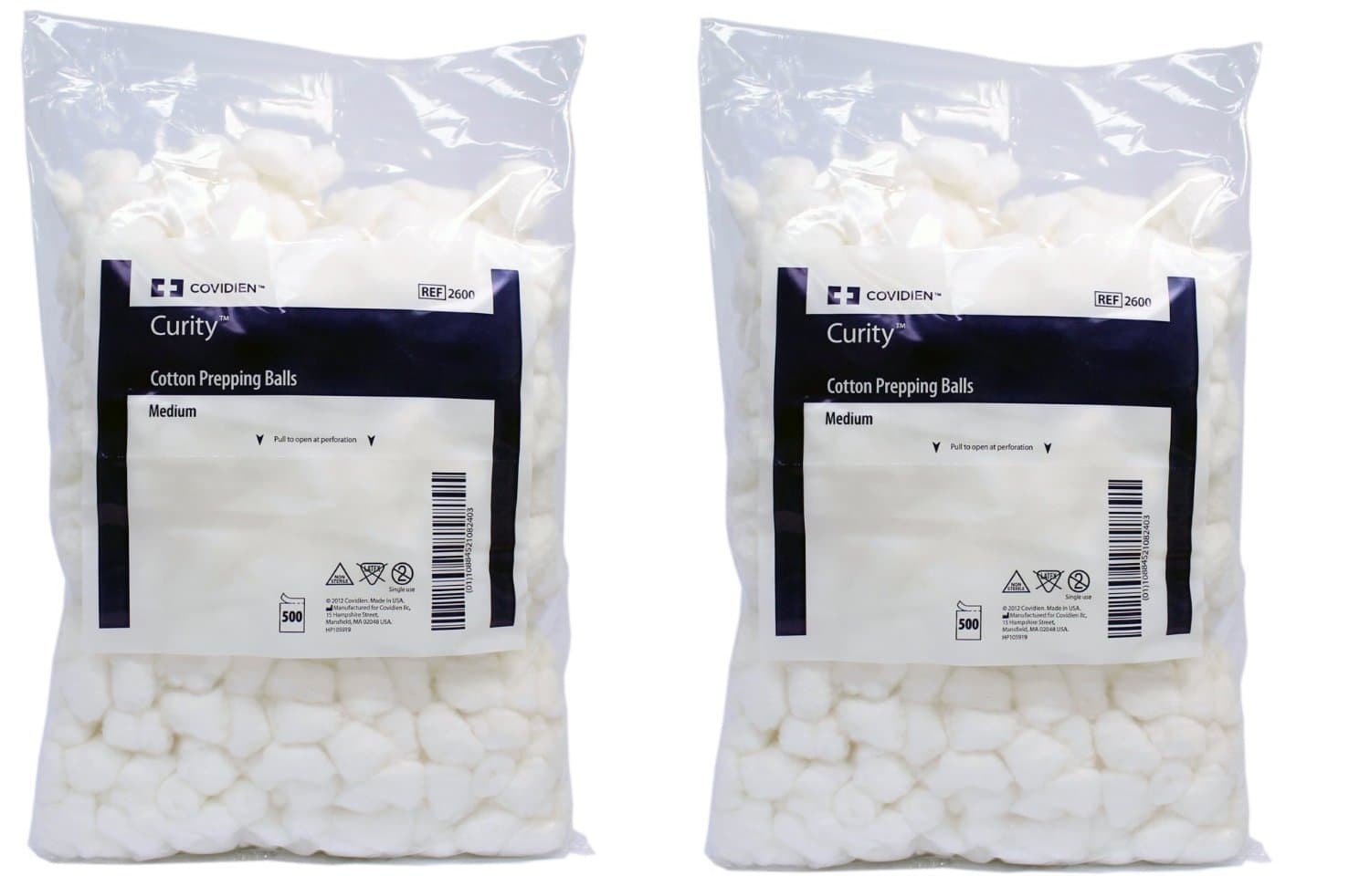 Kendall/Covidien Prepping Cotton Ball, 1000 Count