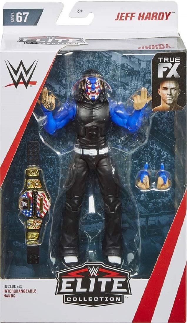 WWE Elite Series 67 Jeff Hardy Action Figure Variant Version