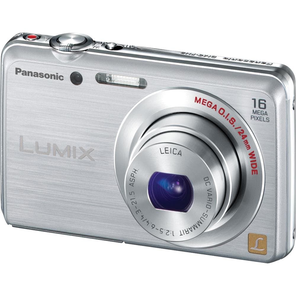 Panasonic Lumix DMC FH-8 16.1 MP Digital Camera with 5x Wide Angle Optical Image Stabilized Zoom (Silver)