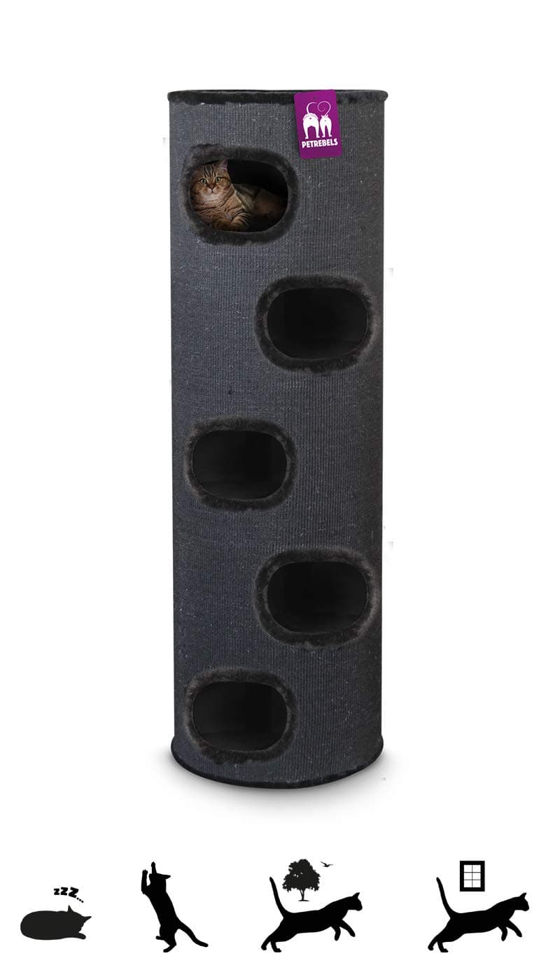 Petrebels Champions Scratching Post Only Giant Dome 150 Black