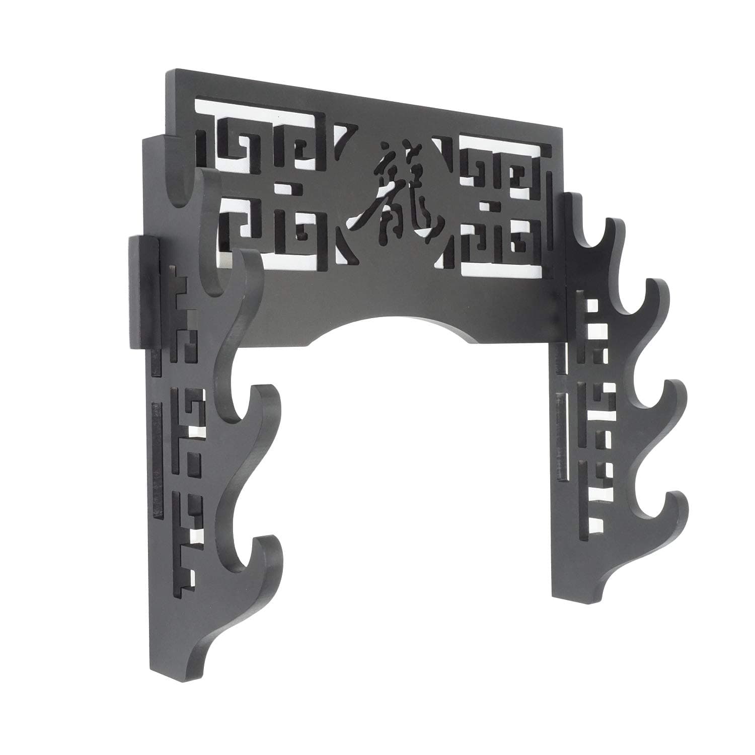 Eforlife Sword Holder Wall Mount Samurai Sword Display Stand Sword Bracket Hanger for Katana Wakizashi and Standard Swords 龍-Dragon