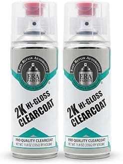 2K High Gloss Clear Coat Spray/Aerosol Can – Professional Quality & Finish - Easy to Use – Best Value (2 Spray Can)